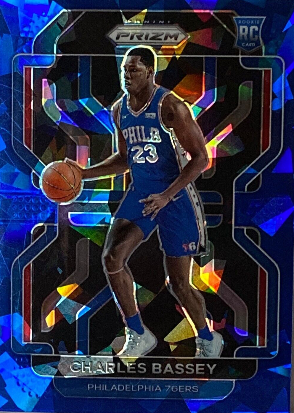 Charles Bassey 2021 Prizm #304 Blue Ice /125 Price Guide - Sports