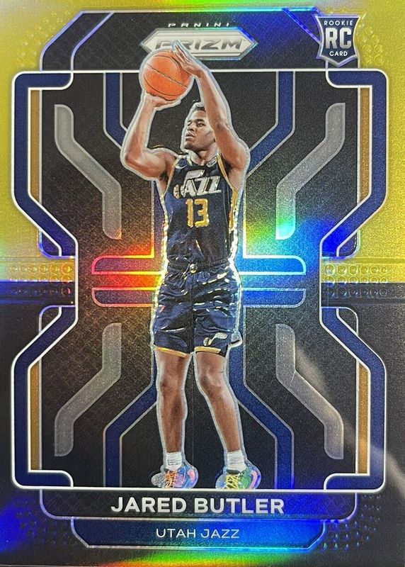 Jared Butler 2021 Prizm #290 Black Gold /5 Rookie RAW