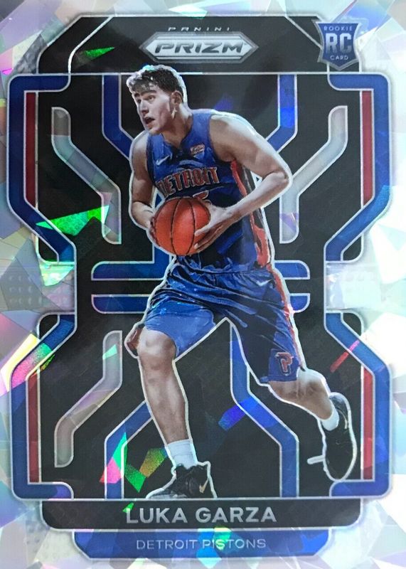 Luka Garza 2021 Prizm #303 Ice Rookie RAW