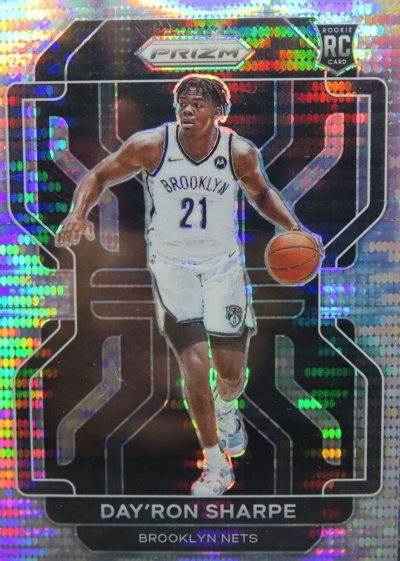 Day'Ron Sharpe 2021 Prizm #281 Pulsar Rookie PSA 10