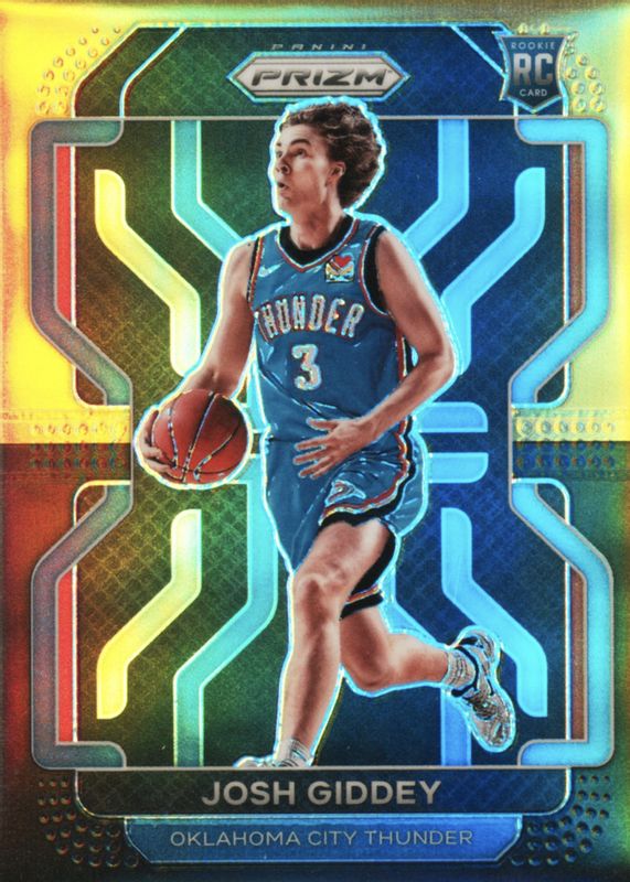 Josh Giddey 2021 Prizm #301 Black Gold /5 Rookie SGC 9.5