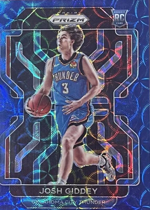 Josh Giddey 2021 Prizm #301 Choice Blue /39 Rookie RAW