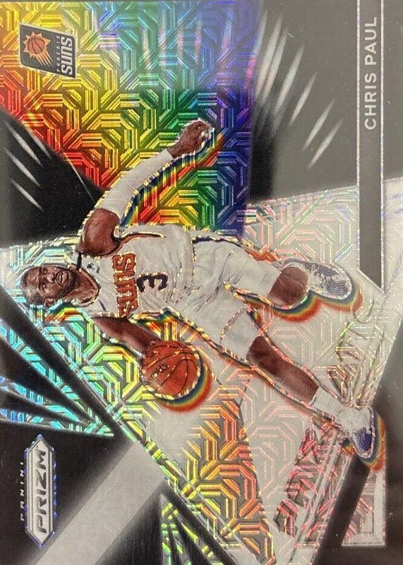 Chris Paul 2021 Prizm #18 Prizmatic - Black /1 RAW