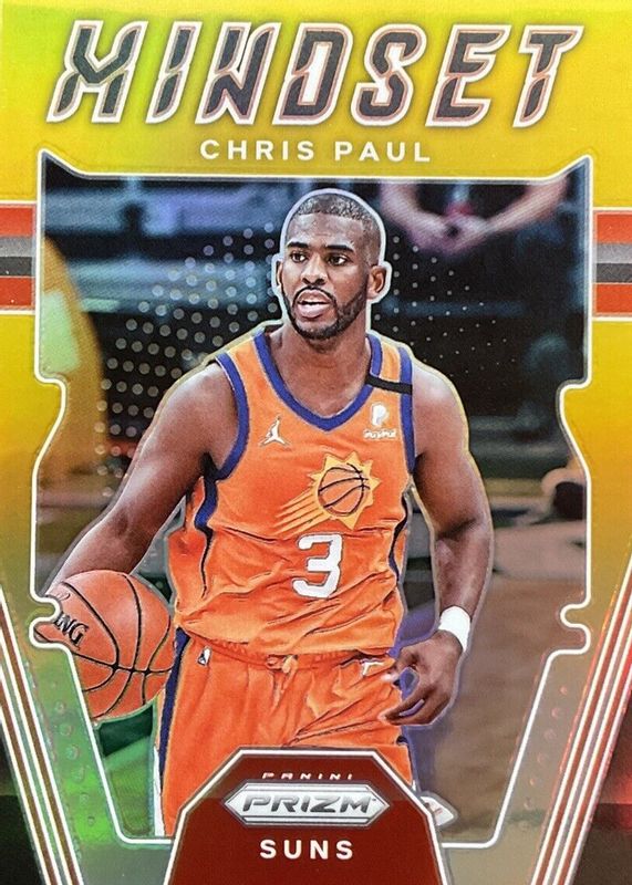 Chris Paul 2021 Prizm #6 Mindset - Gold /10 RAW