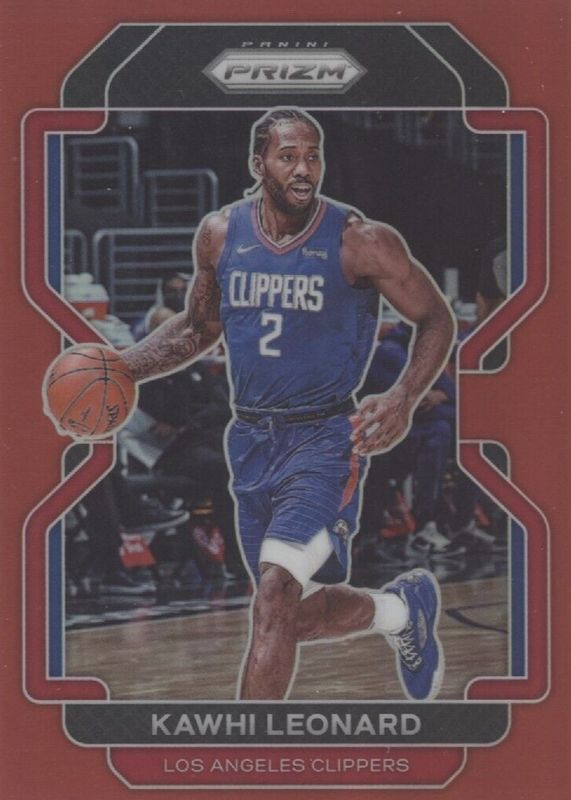 Kawhi Leonard 2021 Prizm #71 Red /299 RAW