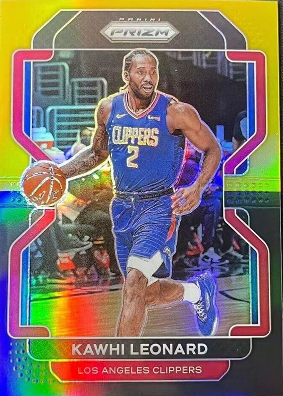 Kawhi Leonard 2021 Prizm #71 Black Gold /5 RAW