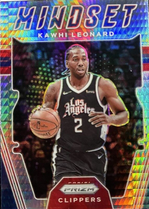 Kawhi Leonard 2021 Prizm #14 Mindset - Hyper PSA 10