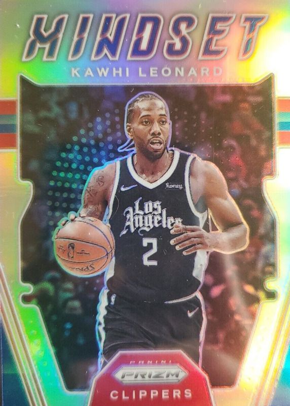 Kawhi Leonard 2021 Prizm #14 Mindset - Silver PSA 10