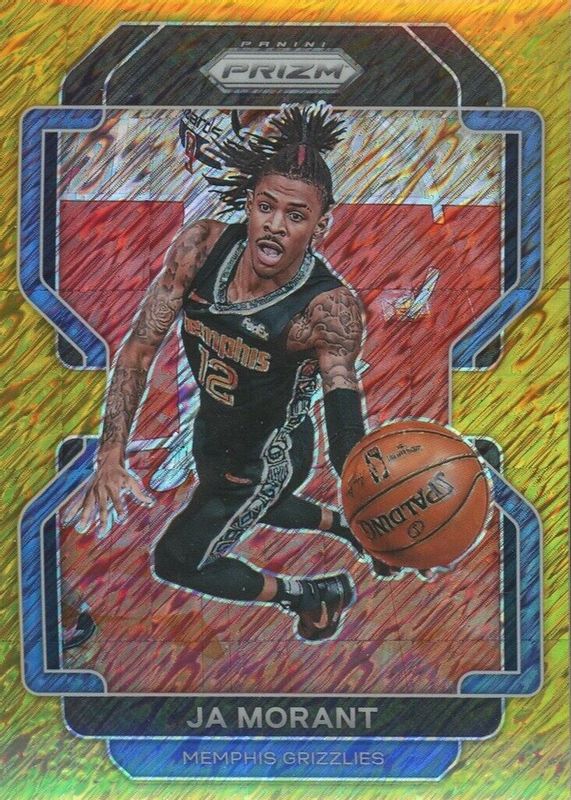 Ja Morant 2021 Prizm #194 Gold Shimmer /10 PSA 10