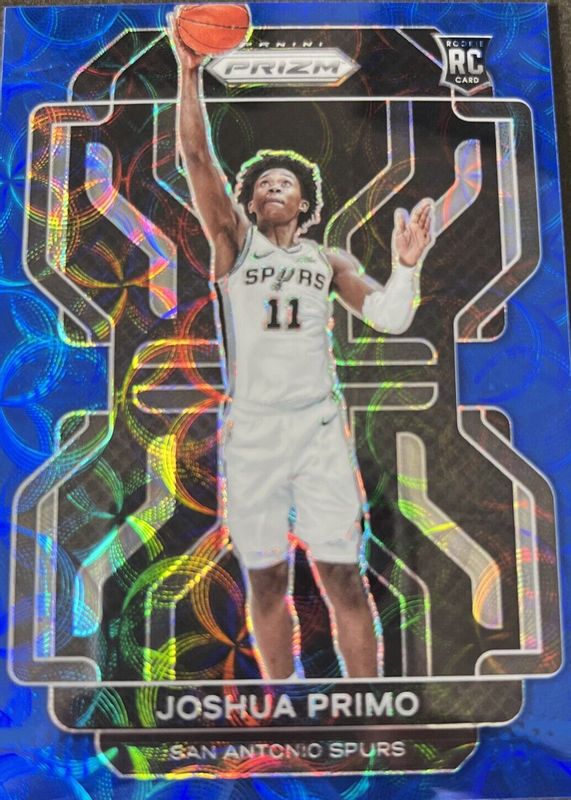 Joshua Primo 2021 Prizm #298 Choice Blue /39 Rookie PSA 10