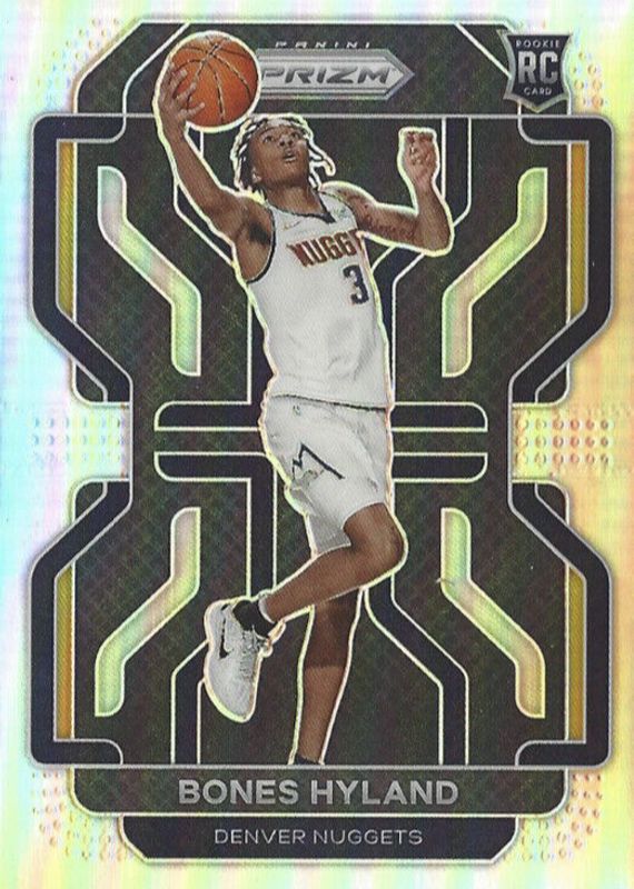 Bones Hyland 2021 Prizm #302 Silver Rookie SGC 9.5