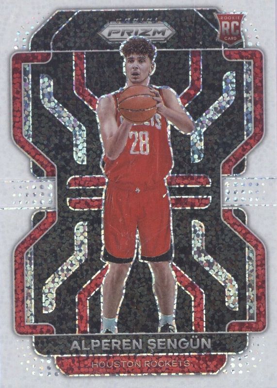 Alperen Sengun 2021 Prizm #318 White Sparkle /(SSP) Rookie PSA 10