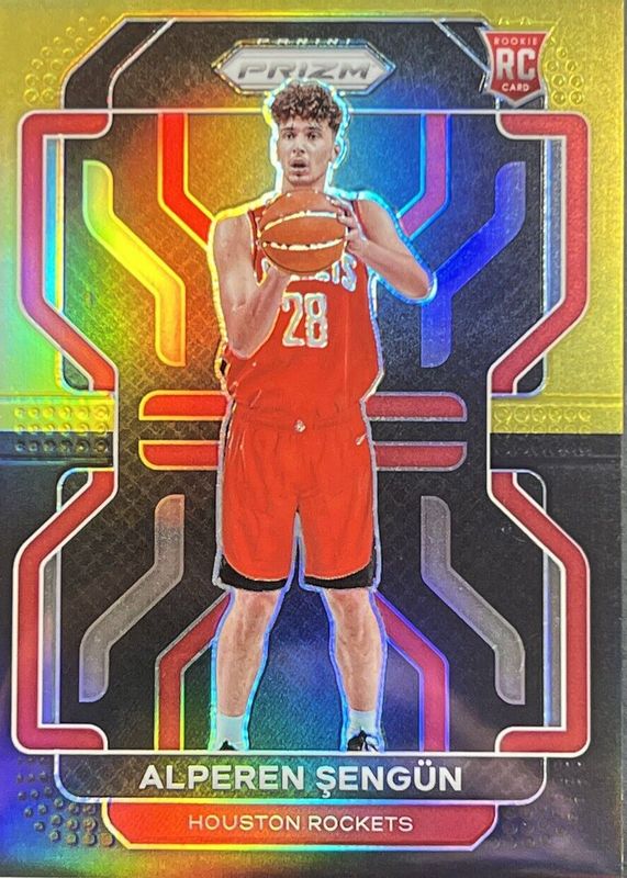 Alperen Sengun 2021 Prizm #318 Black Gold /5 Rookie PSA 10