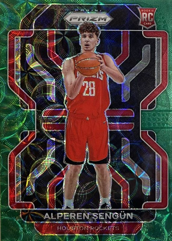 Alperen Sengun 2021 Prizm #318 Choice Green /8 Rookie PSA 10