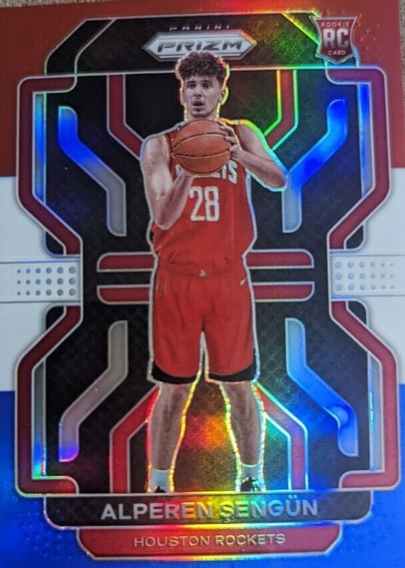 Alperen Sengun 2021 Prizm #318 Red White Blue Rookie BGS 9.5