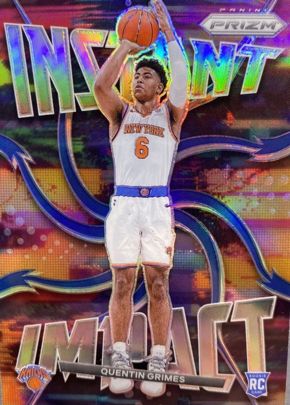 Quentin Grimes 2021 Prizm #21 Instant Impact - Silver Rookie SGC 10