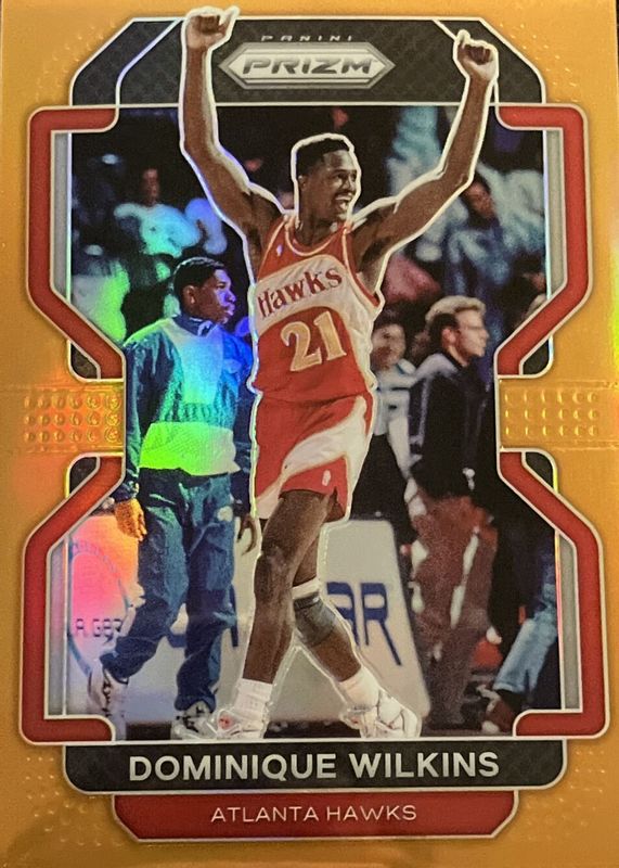 Dominique Wilkins 2021 Prizm #252 Orange /49 RAW