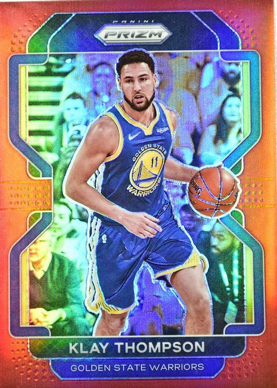 Klay Thompson 2021 Prizm #92 Red /299 RAW