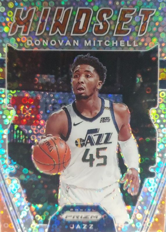 Donovan Mitchell 2021 Prizm #11 Mindset - Fast Break RAW