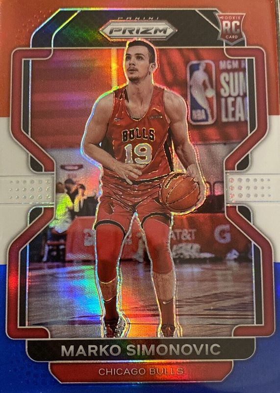 2021 Prizm #166 Red White Blue