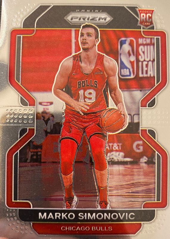 Marko Simonovic 2021 Prizm #166 Base Rookie RAW