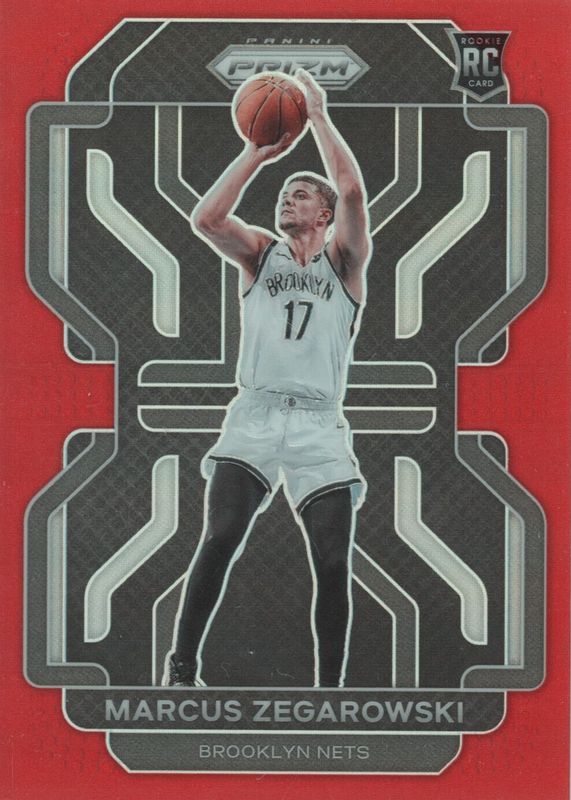 Marcus Zegarowski 2021 Prizm #300 Red /299 Rookie RAW