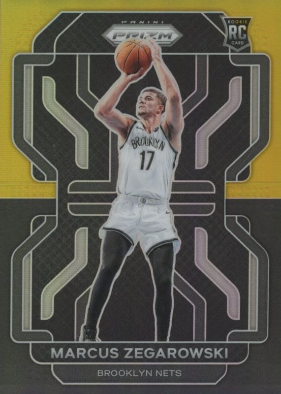 Marcus Zegarowski 2021 Prizm #300 Black Gold /5 Rookie RAW