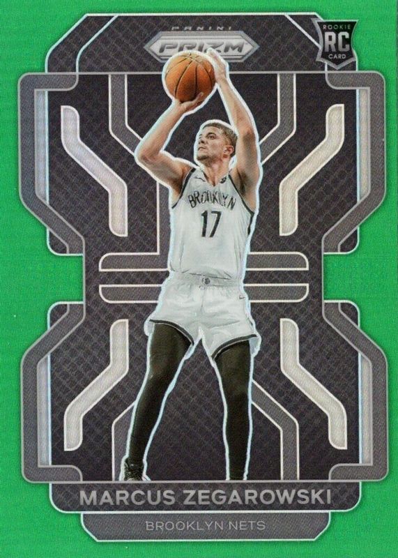 Marcus Zegarowski 2021 Prizm #300 Green Rookie RAW