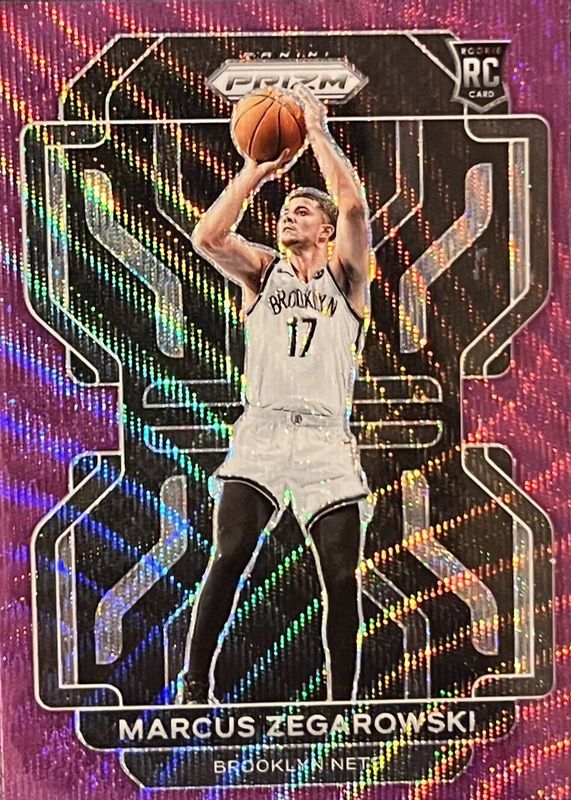 Marcus Zegarowski 2021 Prizm #300 Purple Wave Rookie RAW