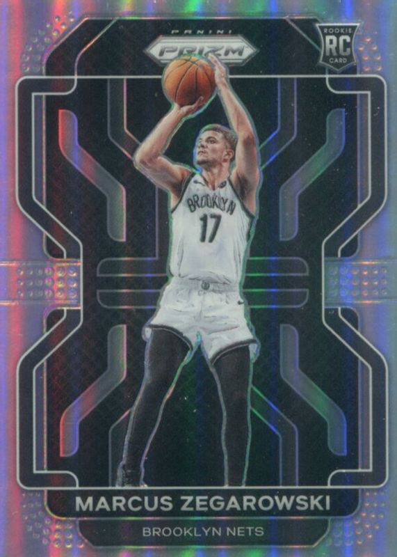 Marcus Zegarowski 2021 Prizm #300 Silver Rookie RAW