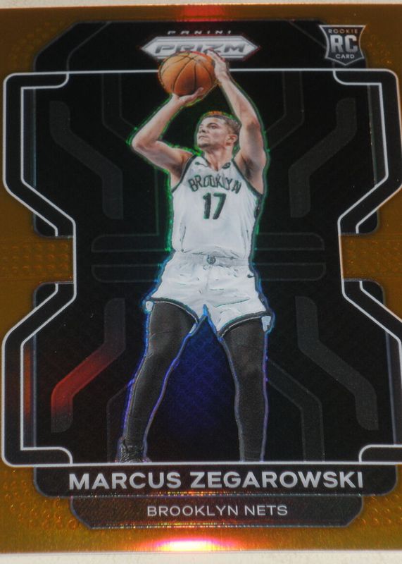 Marcus Zegarowski 2021 Prizm #300 Orange /49 Rookie RAW