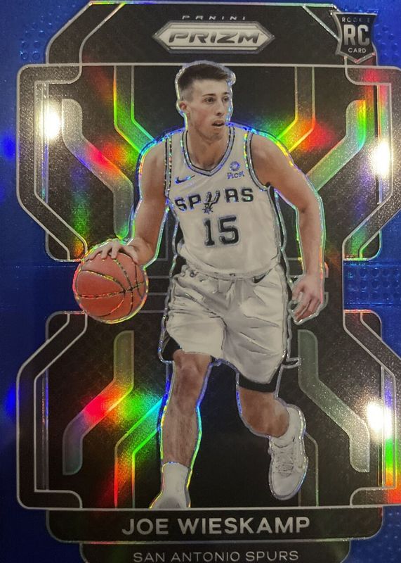 Joe Wieskamp 2021 Prizm #322 Blue /199 Rookie RAW