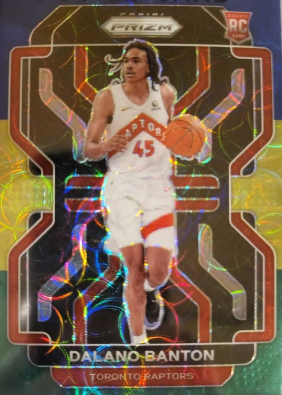 2021 Prizm #328 Choice Blue Yellow Green