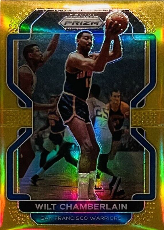 Wilt Chamberlain 2021 Prizm #260 Gold /10 RAW