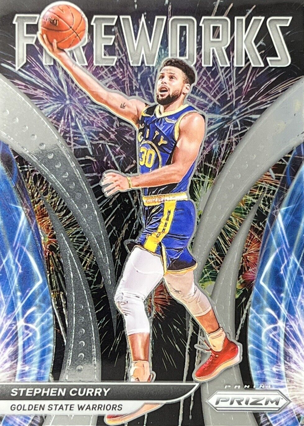 その他 Stephen Curry Fireworks Silver PSA 9 2023 Panini Prizm Stephen Curry Fireworks Silver Prizm #5