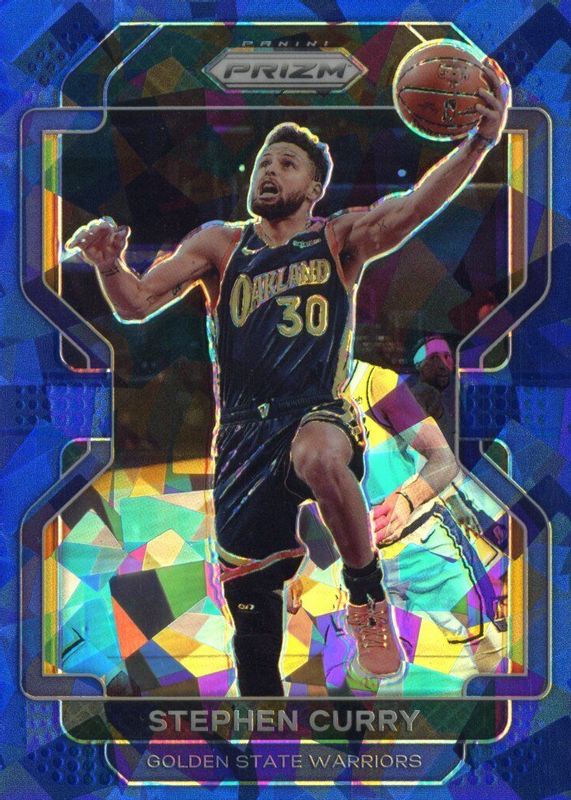 Stephen Curry 2021 Prizm #154 Blue Ice /125 BGS 9.5