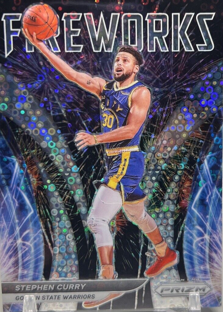 Stephen Curry 2021 Prizm #2 Fireworks - Fast Break PSA 10 Price 