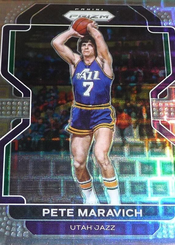 Pete Maravich 2021 Prizm #261 Premium Factory Set /150 RAW