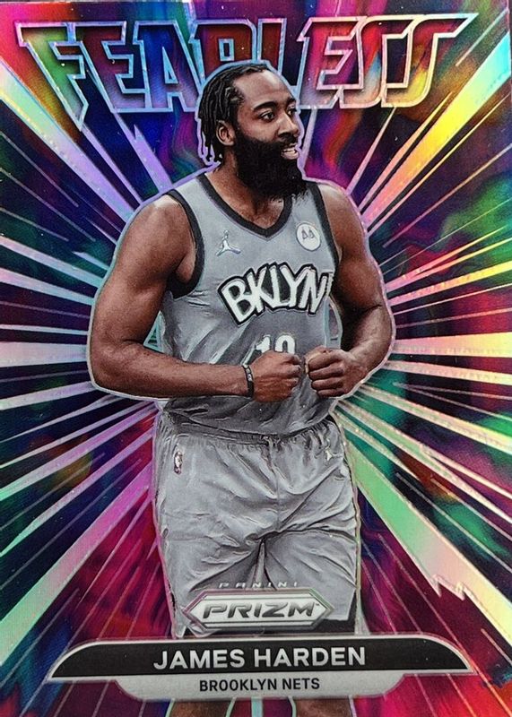 James Harden 2021 Prizm #14 Fearless - Silver PSA 10