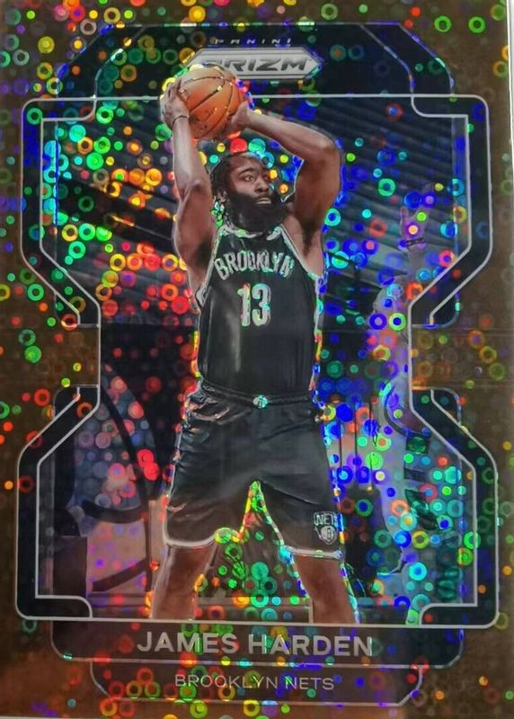 James Harden 2021 Prizm #44 Fast Break Bronze /20 RAW