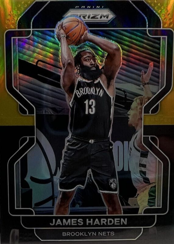 James Harden 2021 Prizm #44 Black Gold /5 RAW