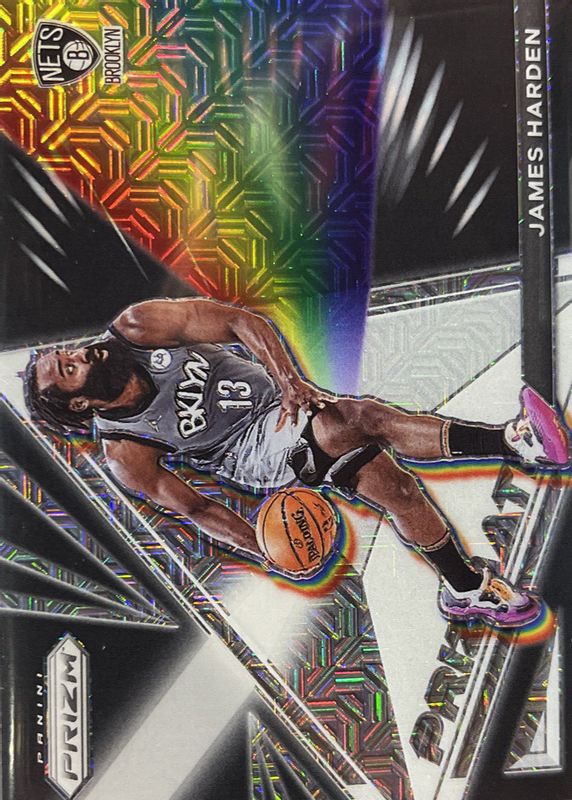 James Harden 2021 Prizm #3 Prizmatic - Mojo /25 PSA 10