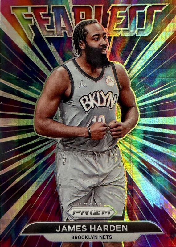 James Harden 2021 Prizm #14 Fearless - Hyper PSA 10