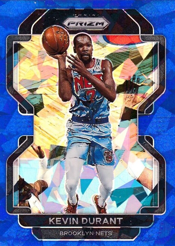 Kevin Durant 2021 Prizm #120 Blue Ice /125 PSA 10