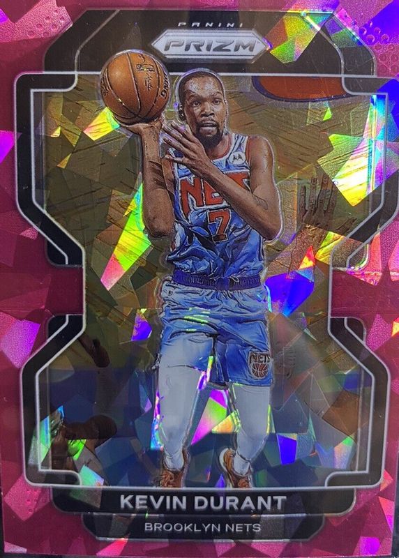 Kevin Durant 2021 Prizm #120 Pink Ice PSA 10