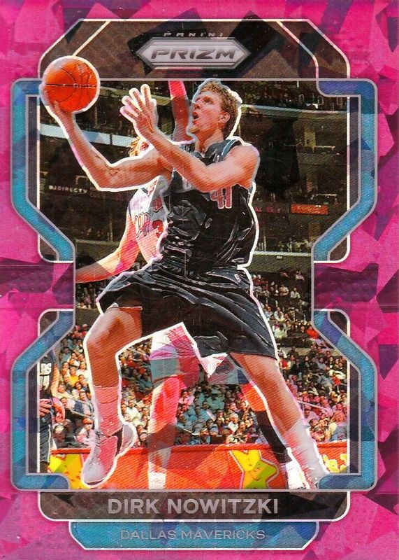 Dirk Nowitzki 2021 Prizm #289 Purple Ice /149 RAW