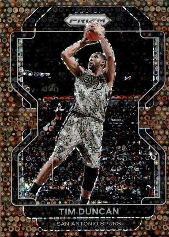 Tim Duncan 2021 Prizm #268 Fast Break Bronze /20 RAW