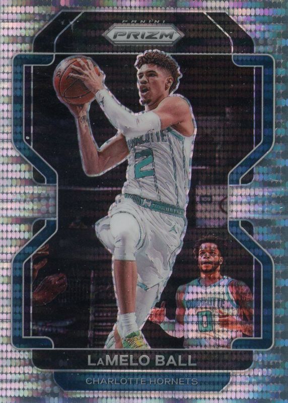 LaMelo Ball 2021 Prizm #185 Pulsar RAW