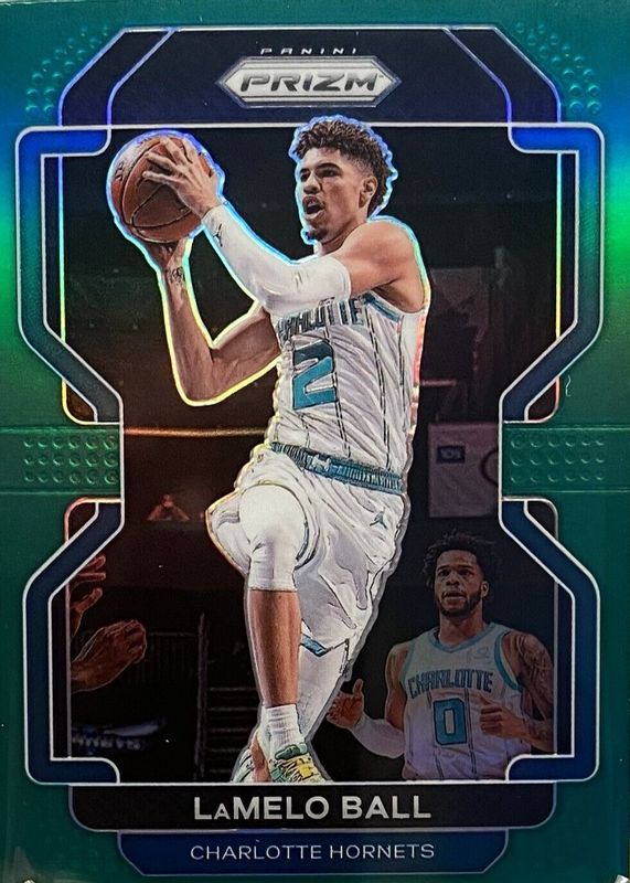 LaMelo Ball 2021 Prizm #185 Green BGS 9.5