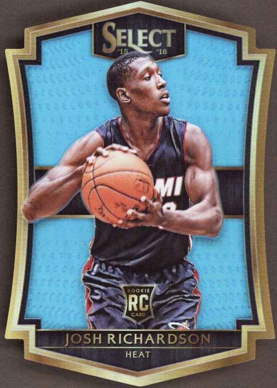 Josh Richardson 2015 Select #195 Premier Level Light Blue Die-Cut /199 Rookie PSA 10